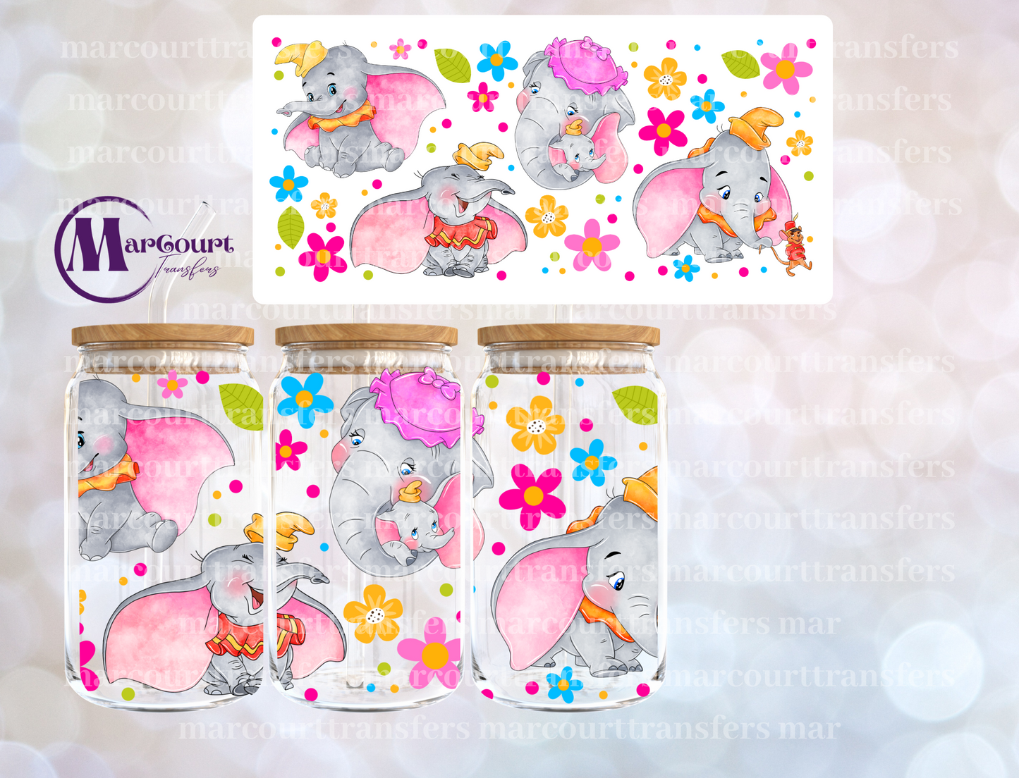 DUMBO-16 0Z-UV DTF CUP WRAP