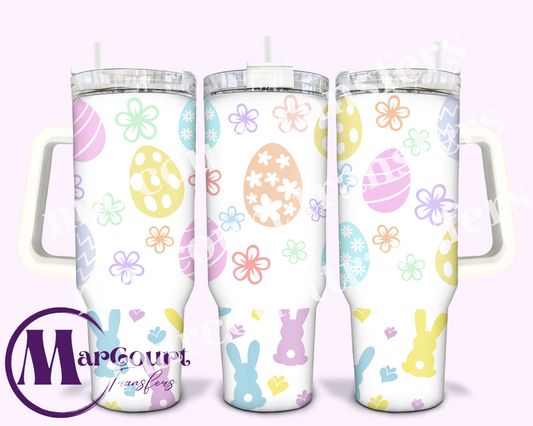 EASTER EGGS-40 0Z-UV DTF CUP WRAP