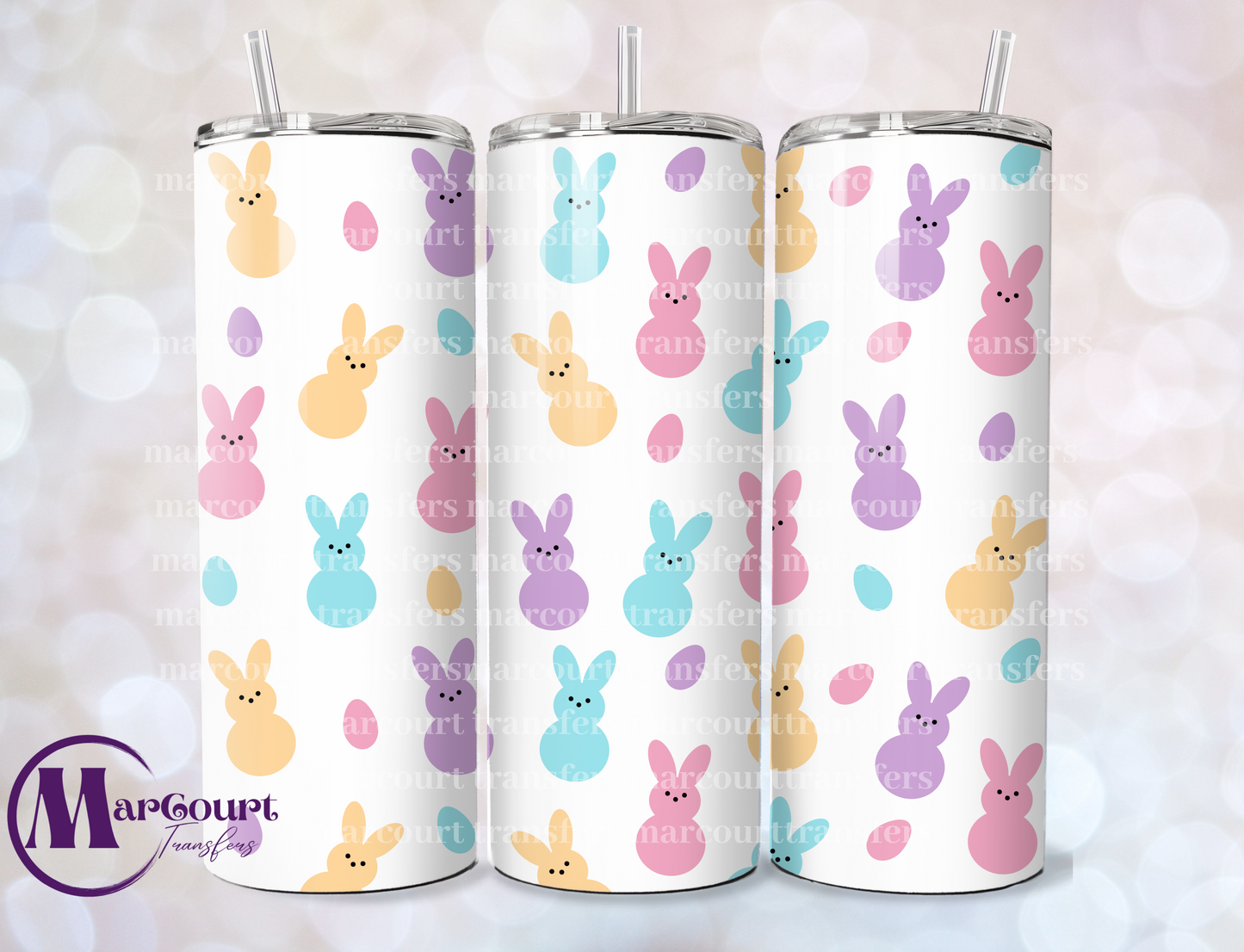 EASTER PEEPS-20 OZ-UV DTF CUP WRAP