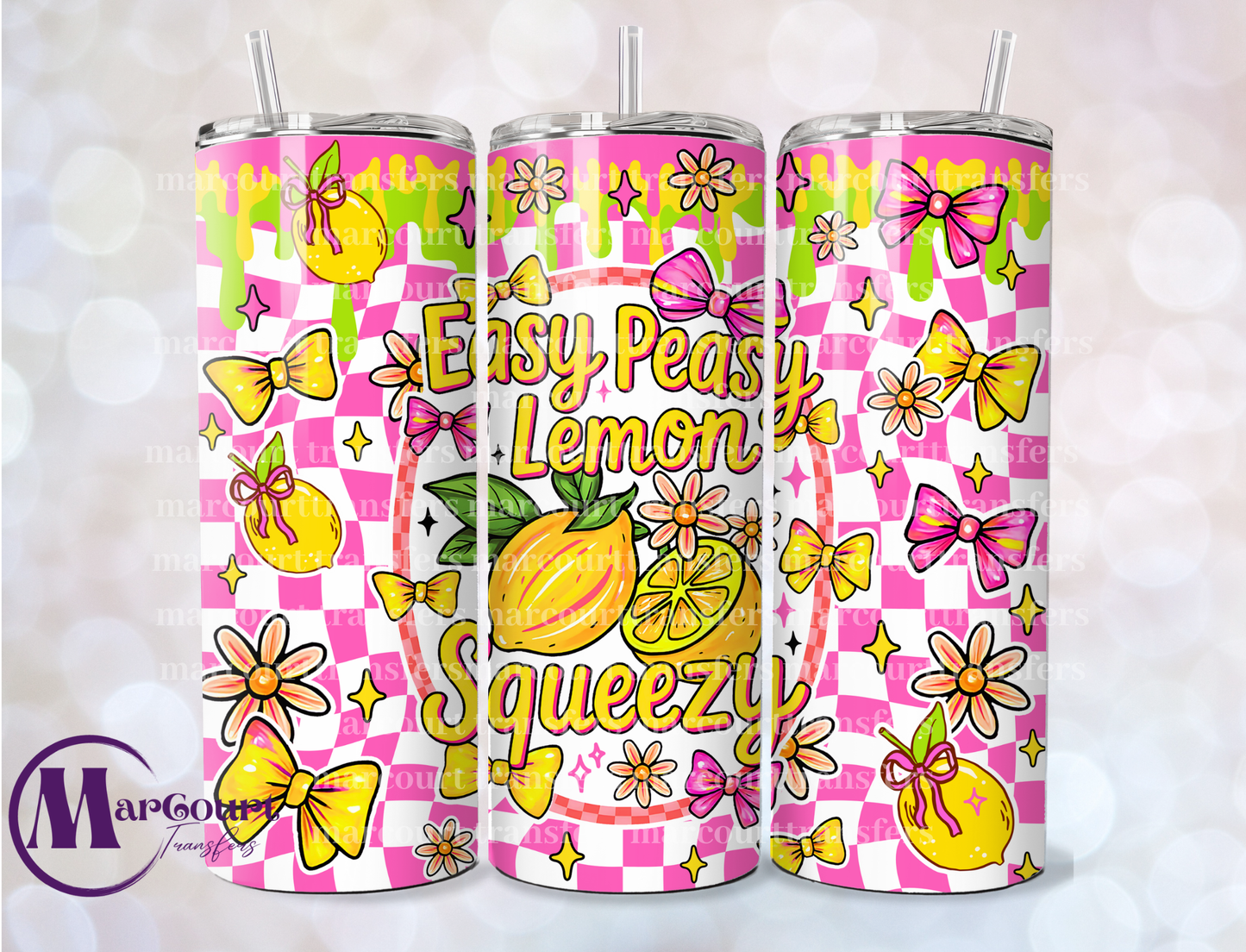 EASY PEASY-SKINNY TUMBLER TRANSFER (SUBLIMATION)