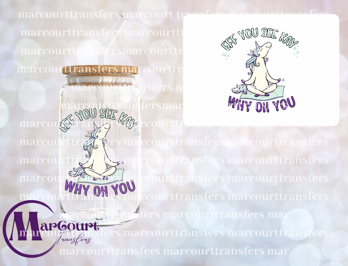 EEF YOU SEE KAY UNICORN-UV DTF CUP WRAP