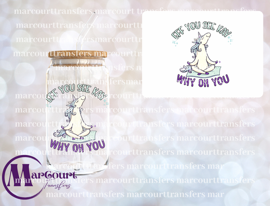 EEF YOU SEE KAY UNICORN-UV DTF CUP WRAP