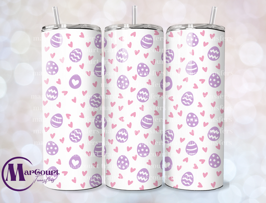 EGGS N HEARTS 2-20 OZ-UV DTF CUP WRAP