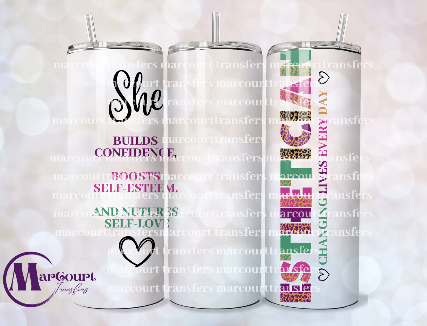 ESTHETICIAN CHANGING LIVES-20 OZ-UV DTF CUP WRAP