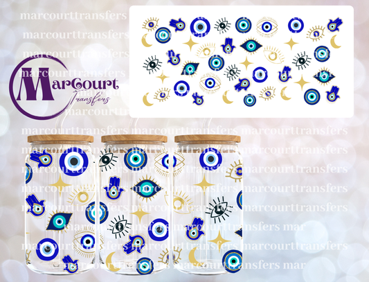 EVIL EYE 2-16 0Z-UV DTF CUP WRAP