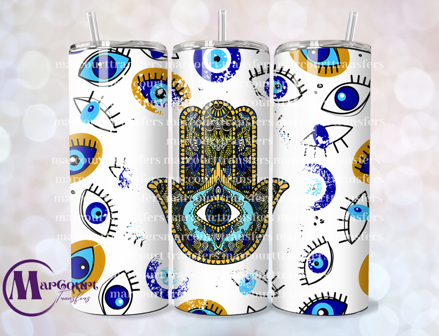 EVIL EYE 2-20 OZ-UV DTF CUP WRAP