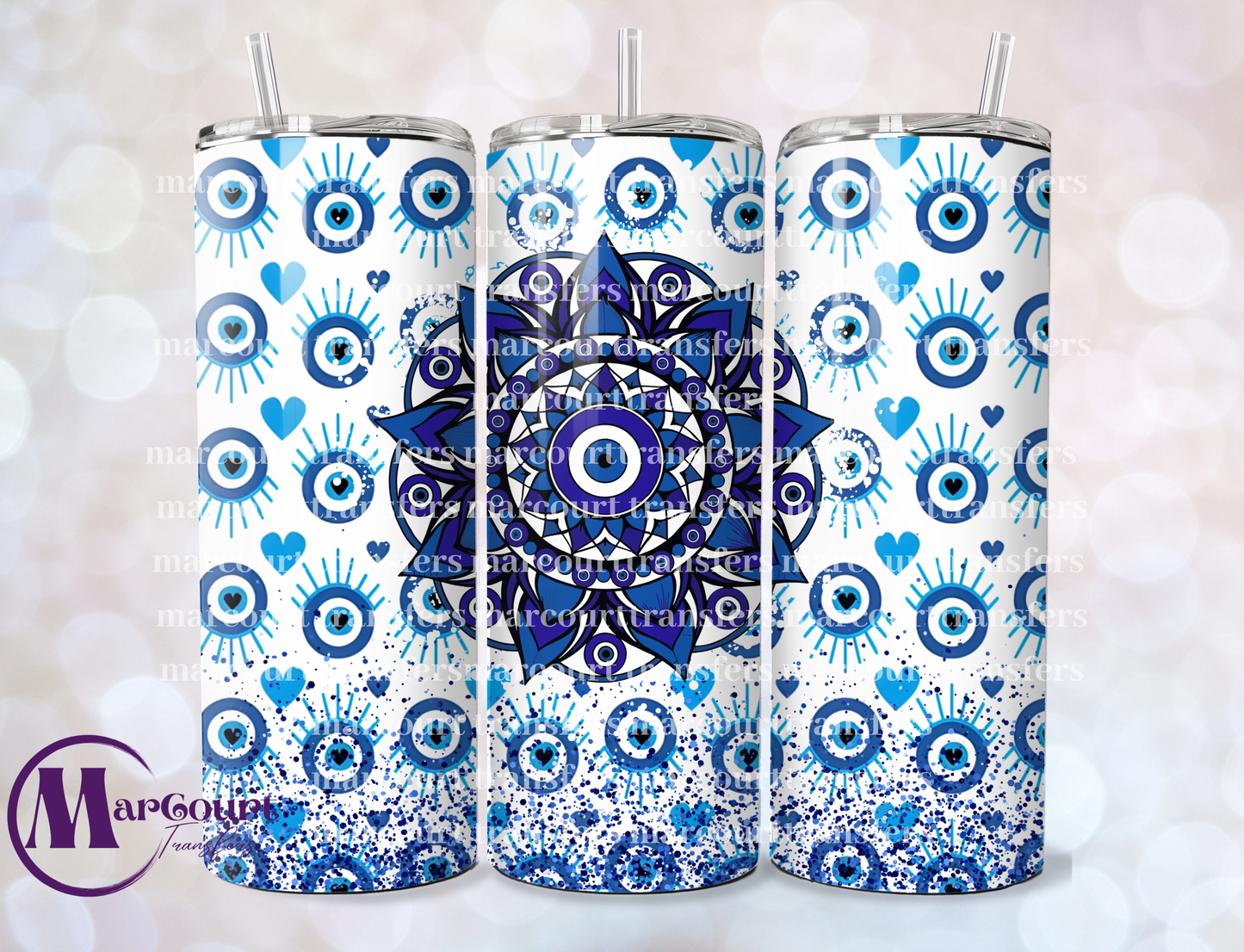 EVIL EYE 4-20 OZ-UV DTF CUP WRAP