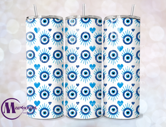 EVIL EYE 8-SKINNY TUMBLER TRANSFER (SUBLIMATION)