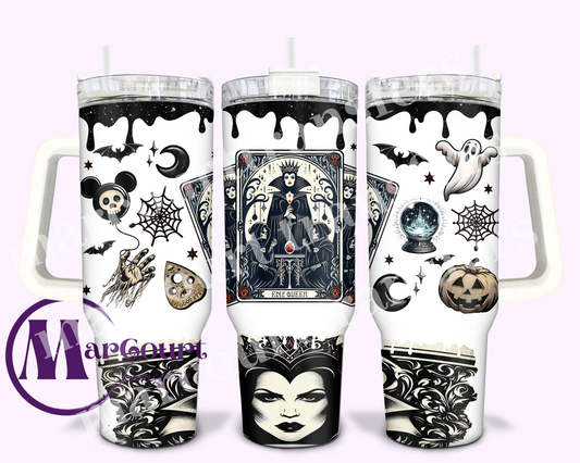 EVIL QUEEN HALLOWEEN-40 0Z-UV DTF CUP WRAP