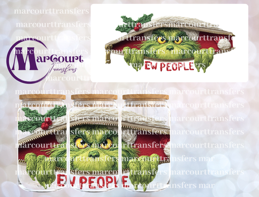 EW PEOPLE GRINCH YARN-16 0Z-UV DTF CUP WRAP