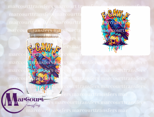 F-CAW-F-CROW-DECAL-UV DTF CUP WRAP