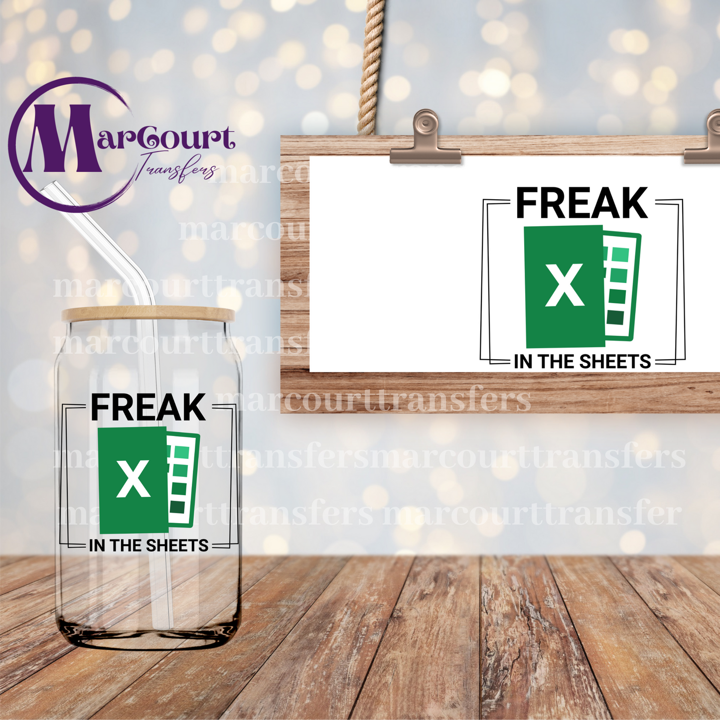 FREAK IN THE SHEETS- DECAL-UV DTF CUP WRAP