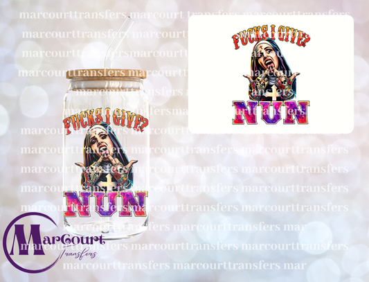 F'S I GIVE NUN-UV DTF CUP WRAP