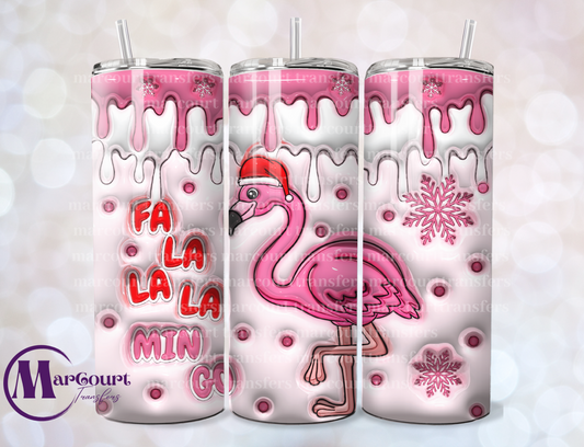 FA LA LA LA MINGO-SKINNY TUMBLER TRANSFER