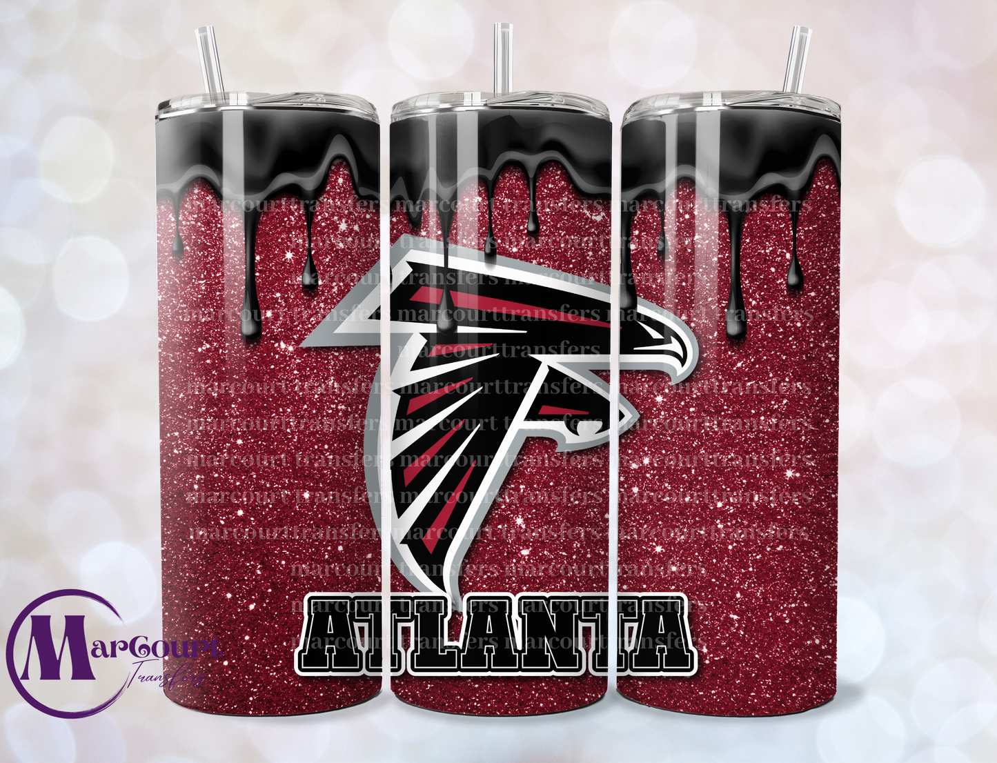 ATLANTA FALCONS-SKINNY TUMBLER TRANSFER