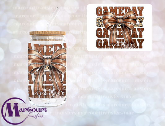 FALL GAME DAY-DECAL-UV DTF CUP WRAP