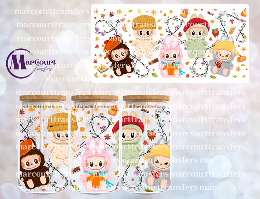 FALL LABUBU-16 0Z-UV DTF CUP WRAP