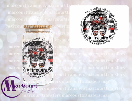 FIRE WIFE-DECAL-UV DTF CUP WRAP