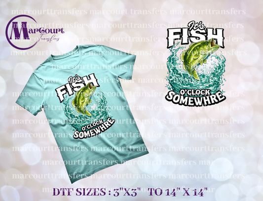 DTF-FISH O CLOCK