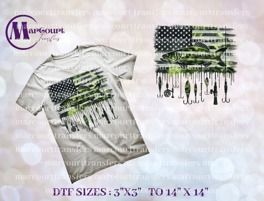 DTF-FISHING GREEN FLAG
