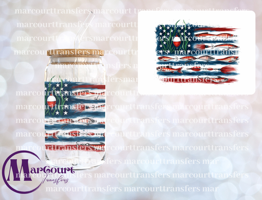 FISHING LURES FLAG-DECAL-UV DTF CUP WRAP