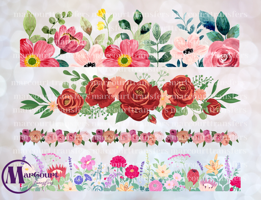 FLORAL BORDERS ELEMENTS