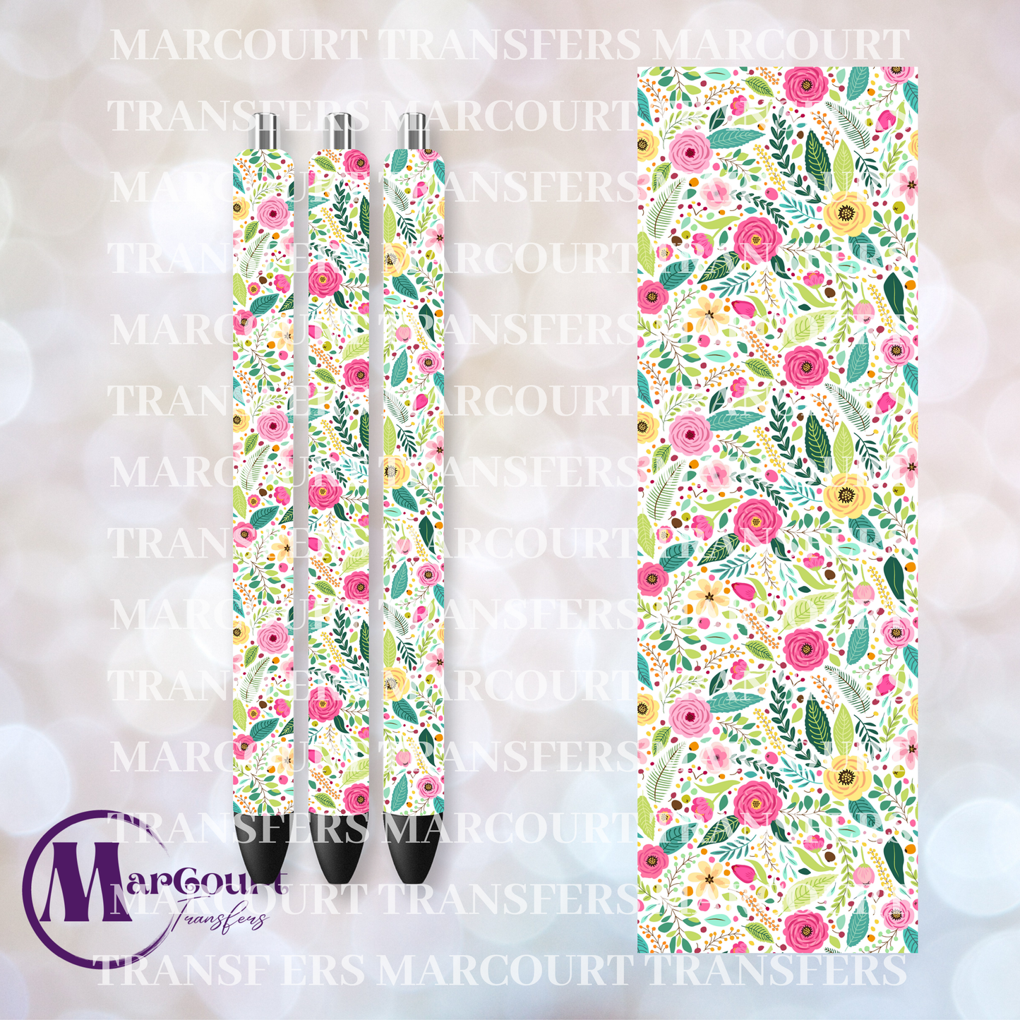 FLORAL PEN 3-UV PEN WRAP