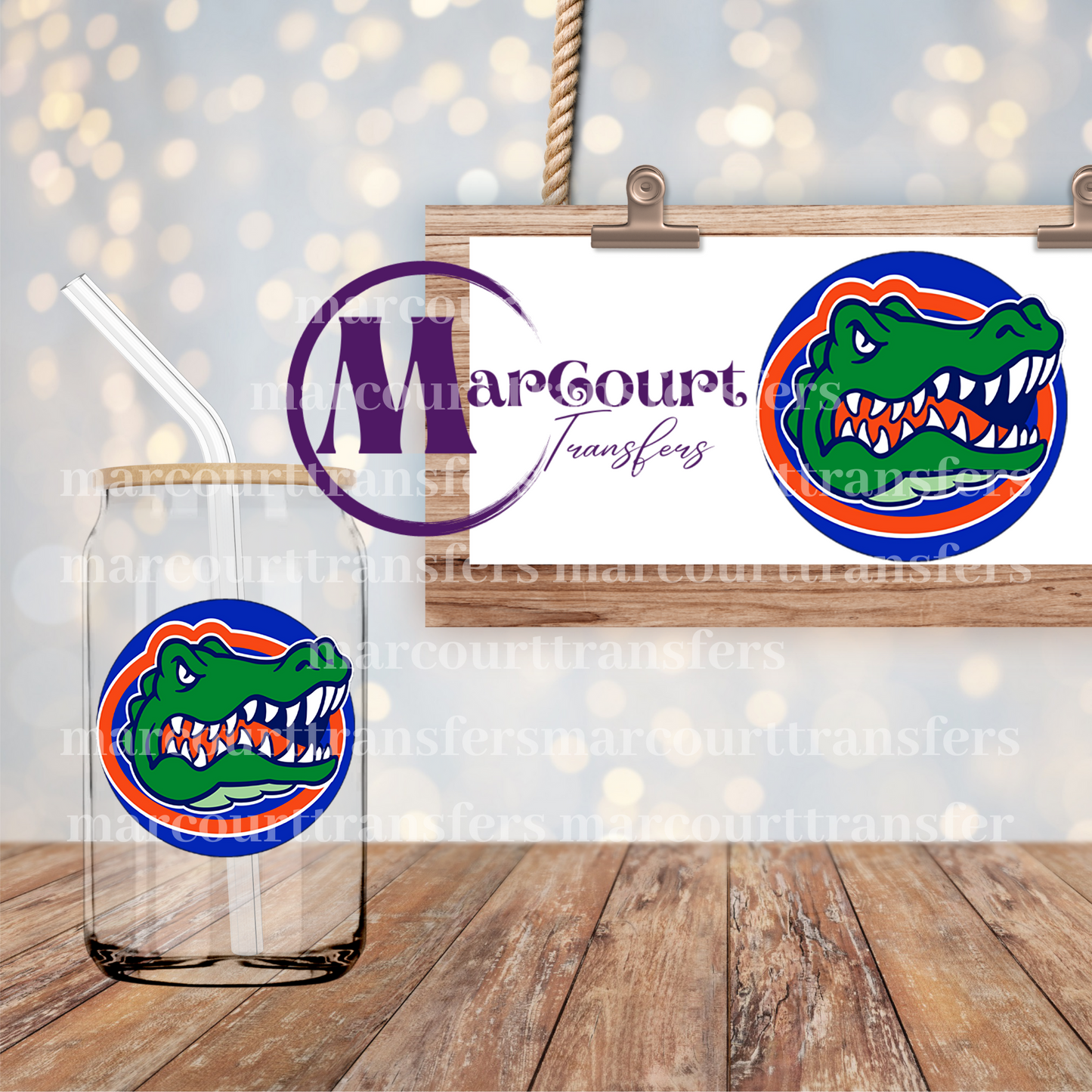 FLORIDA GATORS-DECAL-UV DTF CUP WRAP