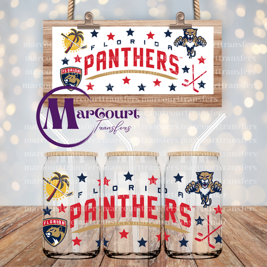 FLORIDA PANTHERS-16 0Z-UV DTF CUP WRAP