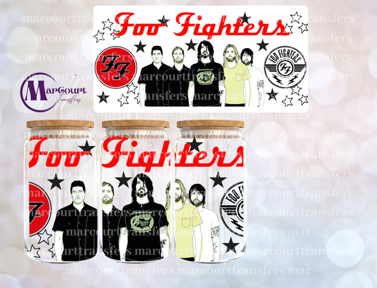 FOO FIGHTERS-16 0Z-UV DTF CUP WRAP