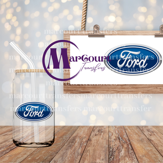 FORD-DECAL-UV DTF CUP WRAP