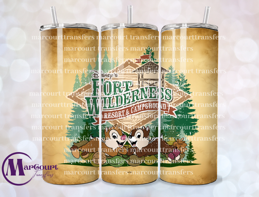 FORT WILDERNESS RESORT 2-20 OZ-UV DTF CUP WRAP