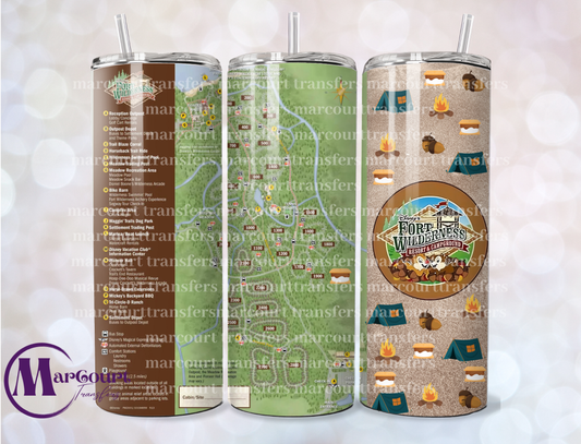 FORT WILDERNESS-SKINNY TUMBLER TRANSFER