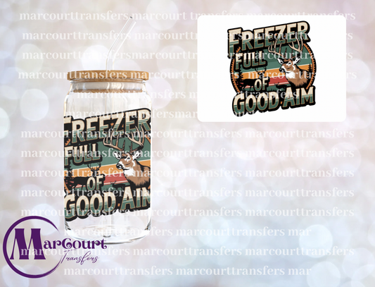FREEZER FULL OF GOOD AIM-DECAL-UV DTF CUP WRAP