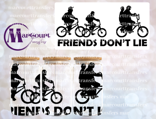 FRIENDS DON'T LIE STRANGER THINGS 1-16 0Z-UV DTF CUP WRAP