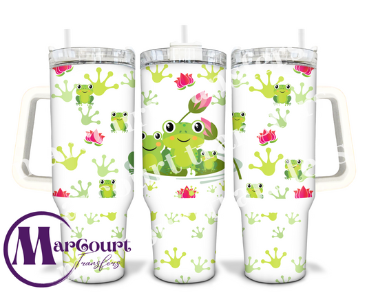 FROGS-40 0Z-UV DTF CUP WRAP