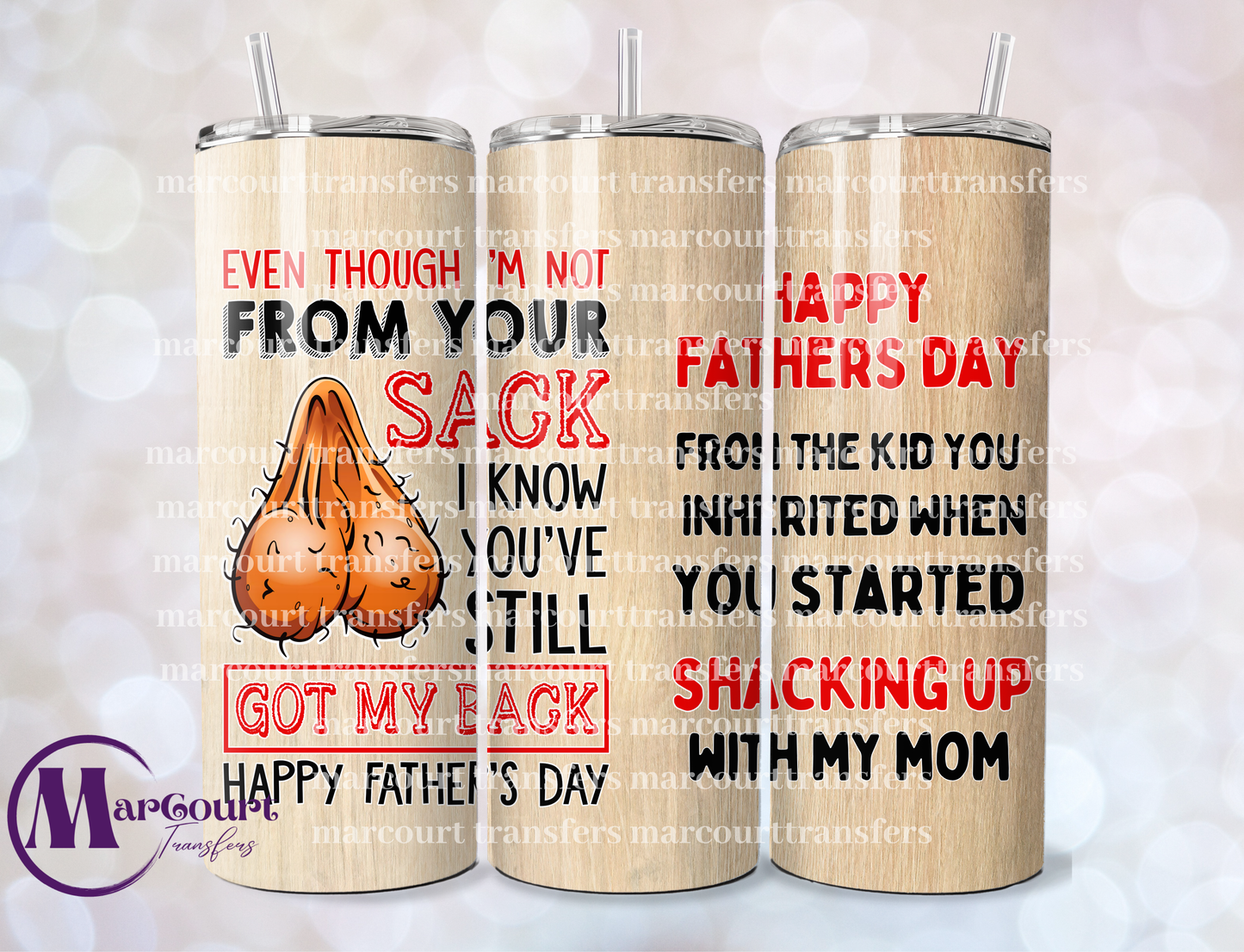 FROM THE KID YOU INHERITED-20 OZ-UV DTF CUP WRAP