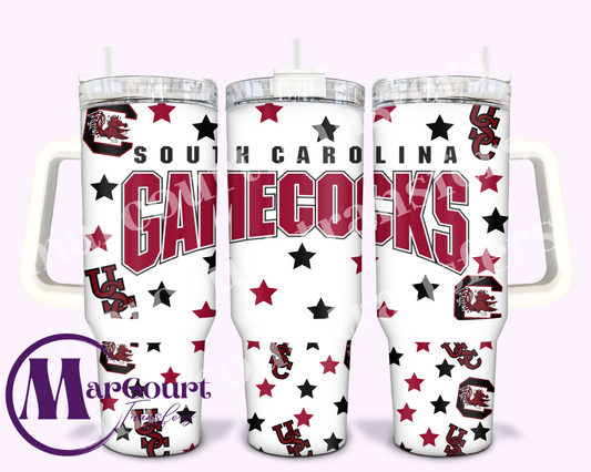 GAMECOCKS-40 0Z-UV DTF CUP WRAP