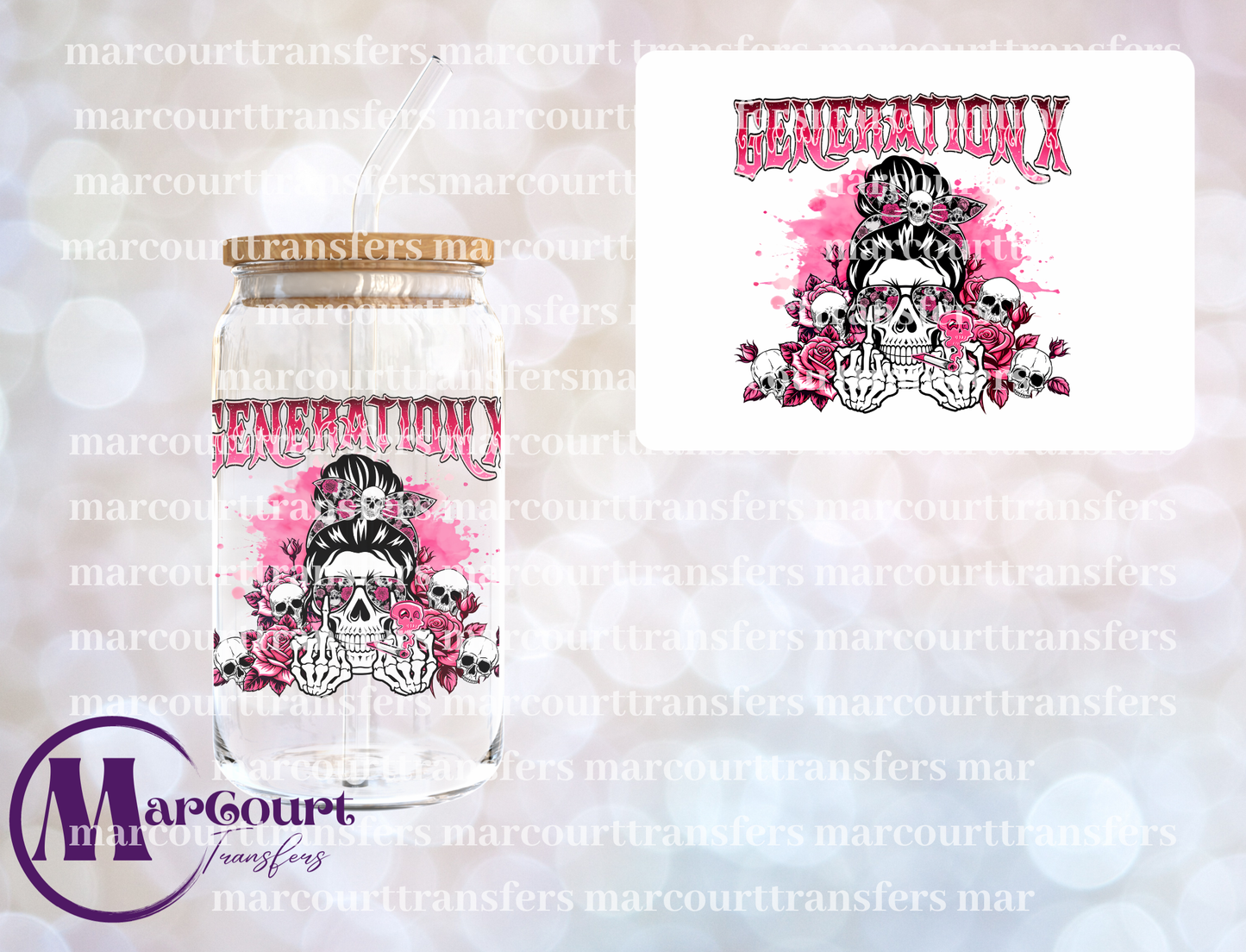 GENERATION X SKELLY-UV DTF CUP WRAP