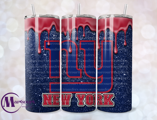 NY GIANTS-SKINNY TUMBLER TRANSFER