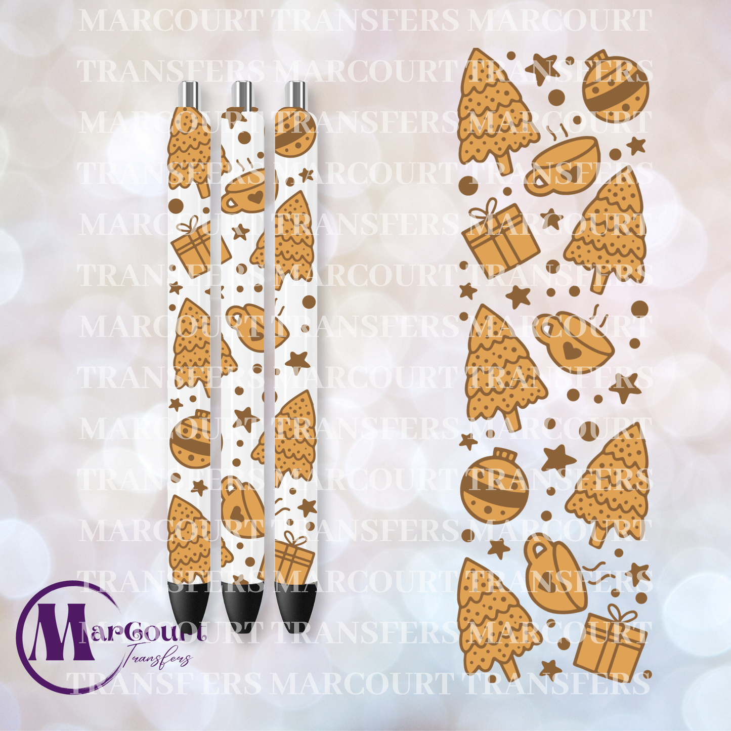 GINGERBREAD CHRISTMAS PEN-UV PEN WRAP