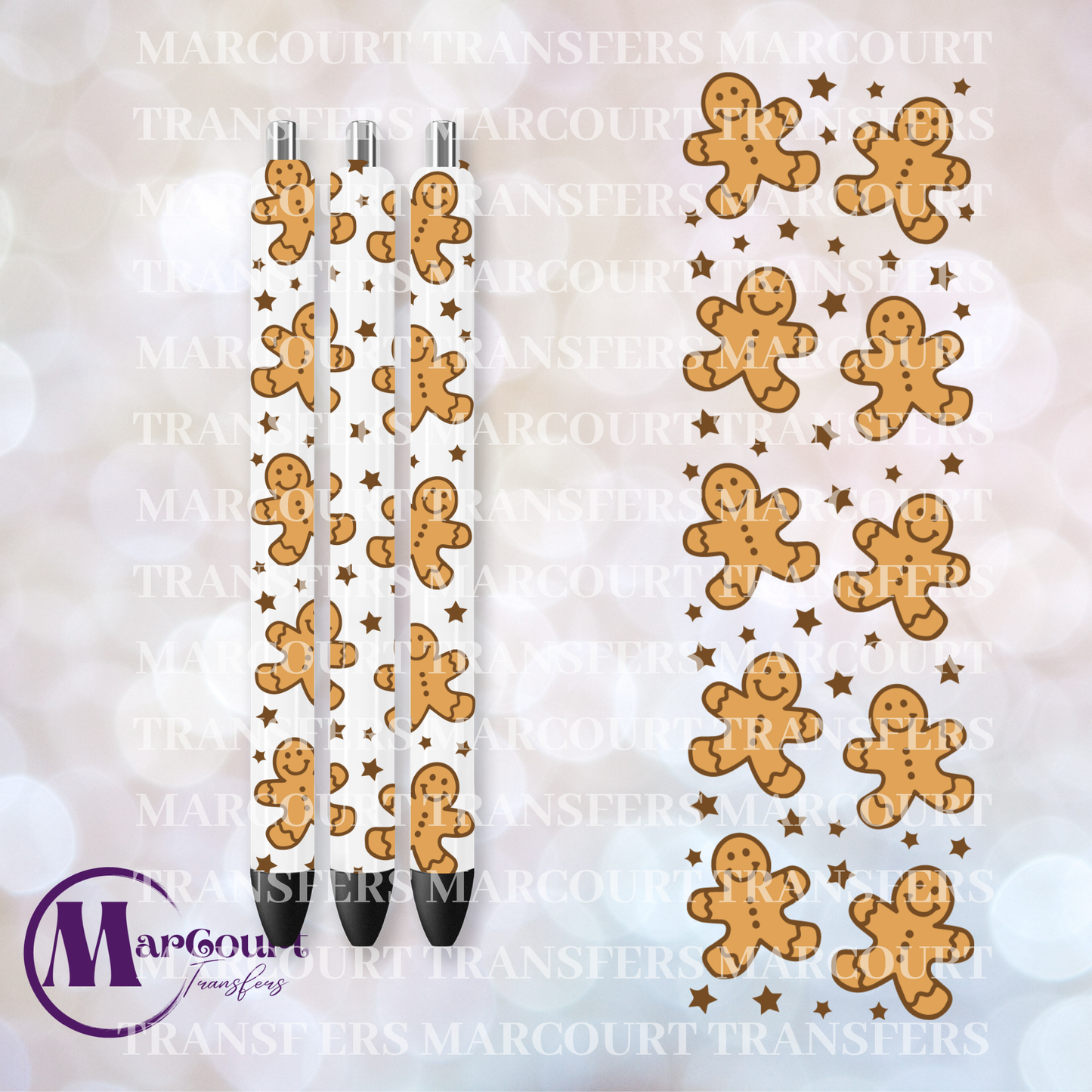 GINGERBREAD PEN-UV PEN WRAP