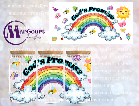 GOD'S PROMISE-16 0Z-UV DTF CUP WRAP