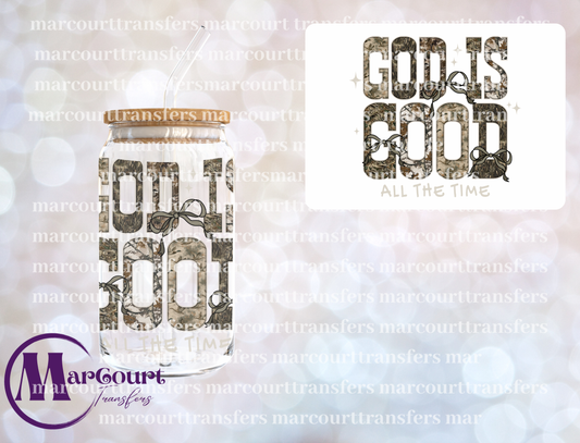 GOD IS GOOD ALL THE TIME-DECAL-UV DTF CUP WRAP