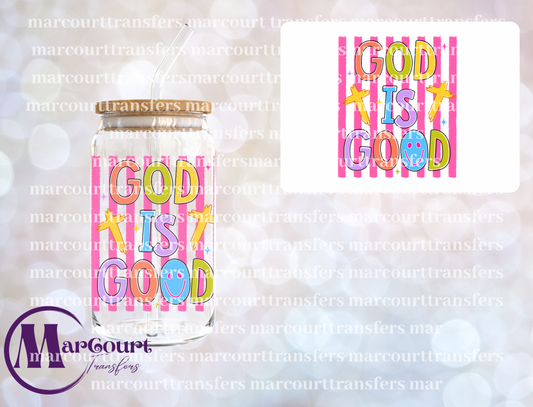 GOD IS GOOD-DECAL-UV DTF CUP WRAP