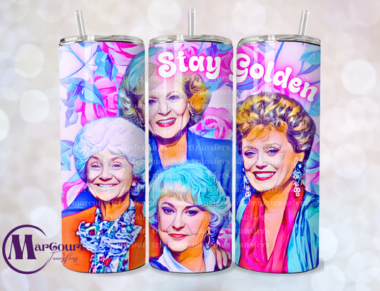 GOLDEN GIRLS-SKINNY TUMBLER TRANSFER