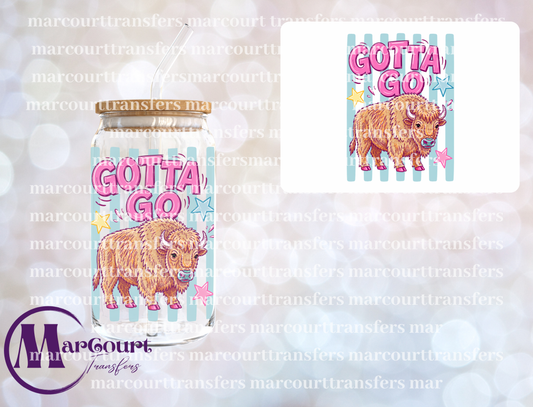 GOTTA GO BUFFALO-UV DTF CUP WRAP