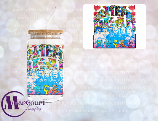 GRATEFUL DEAD-DECAL-UV DTF CUP WRAP