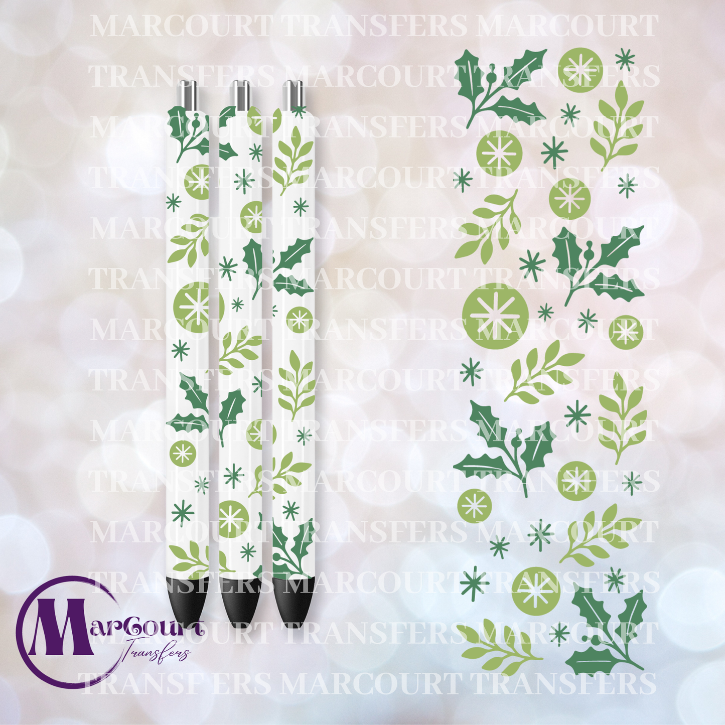 GREEN HOLLY PEN-UV PEN WRAP