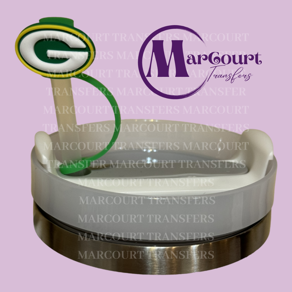 GREENBAY PACKERS-STRAW TOPPER